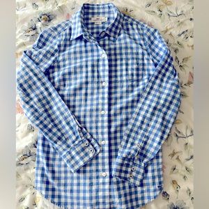 Vineyard Vines Women’s Plaid Button Down Cotton Fitted Shirt